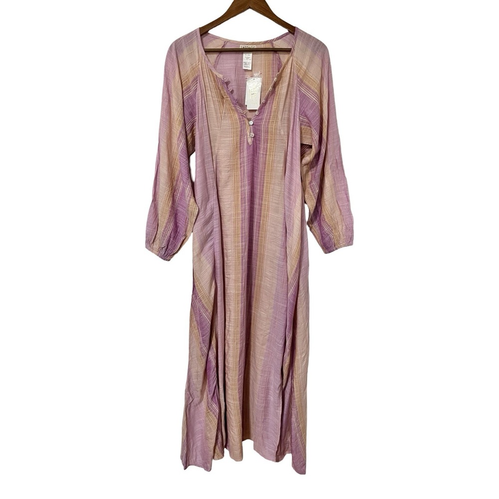 L Space Cassia Striped Maxi Dress Size XS/S Swim Cover Up Beachy Vacation NEW